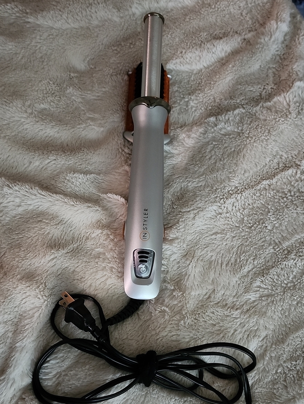Instyler Silver Heated Styling Brush - Silver